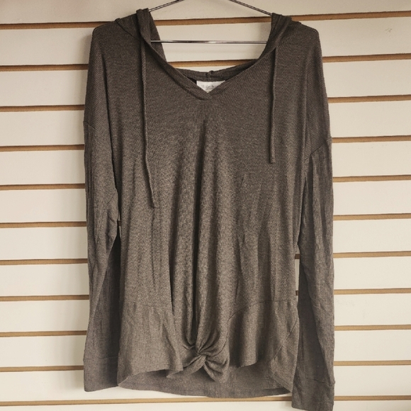 Motherhood Tops - Motherhood Long Sleeve Hooded Top